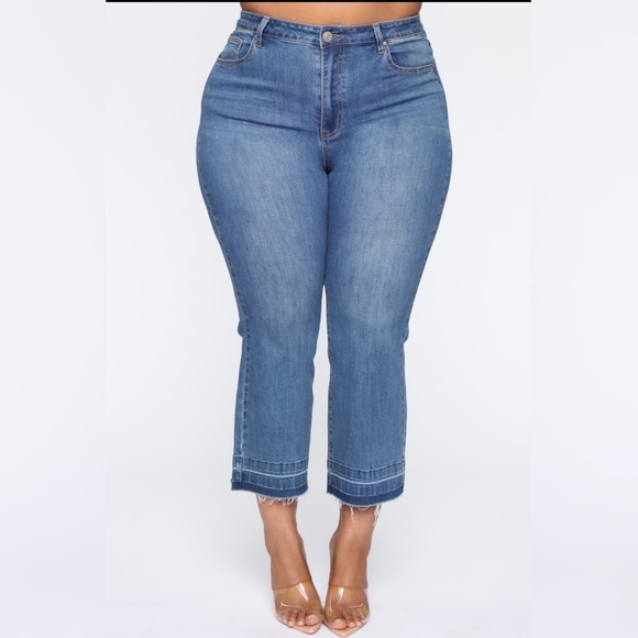 LAST 1 🌺 High Waisted Denim Jeans - Picture 4 of 8